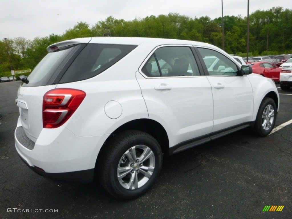 2017 Equinox LS - Summit White / Jet Black photo #5