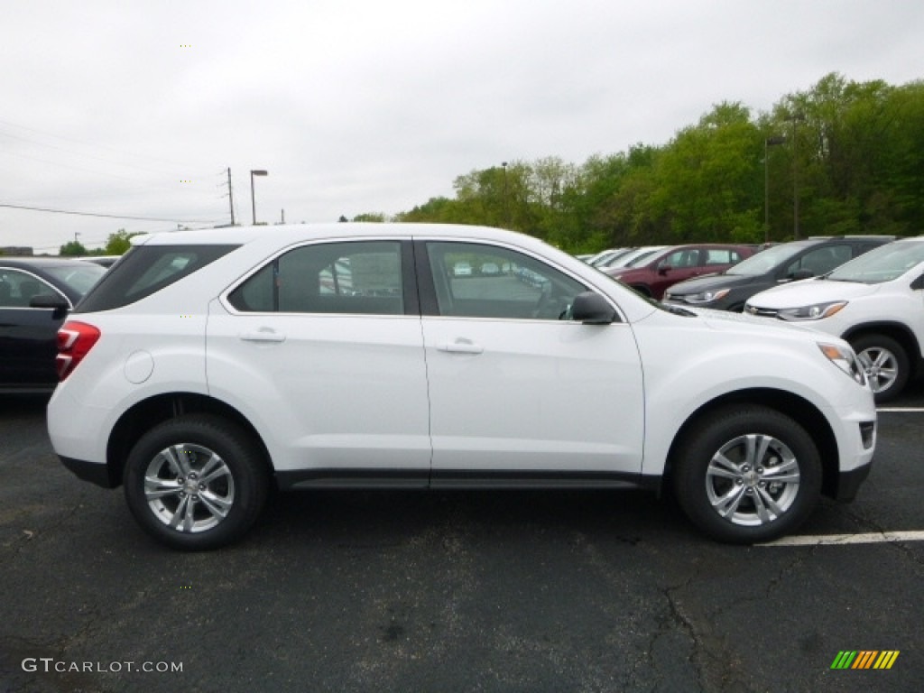 2017 Equinox LS - Summit White / Jet Black photo #6