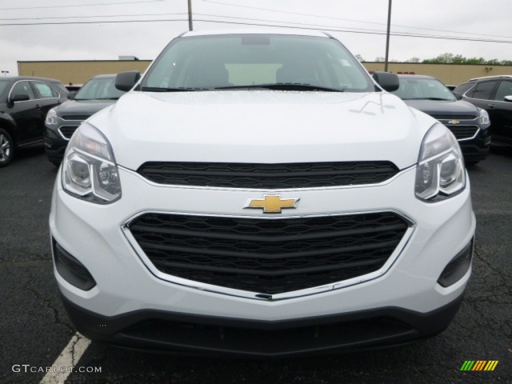 2017 Equinox LS - Summit White / Jet Black photo #8
