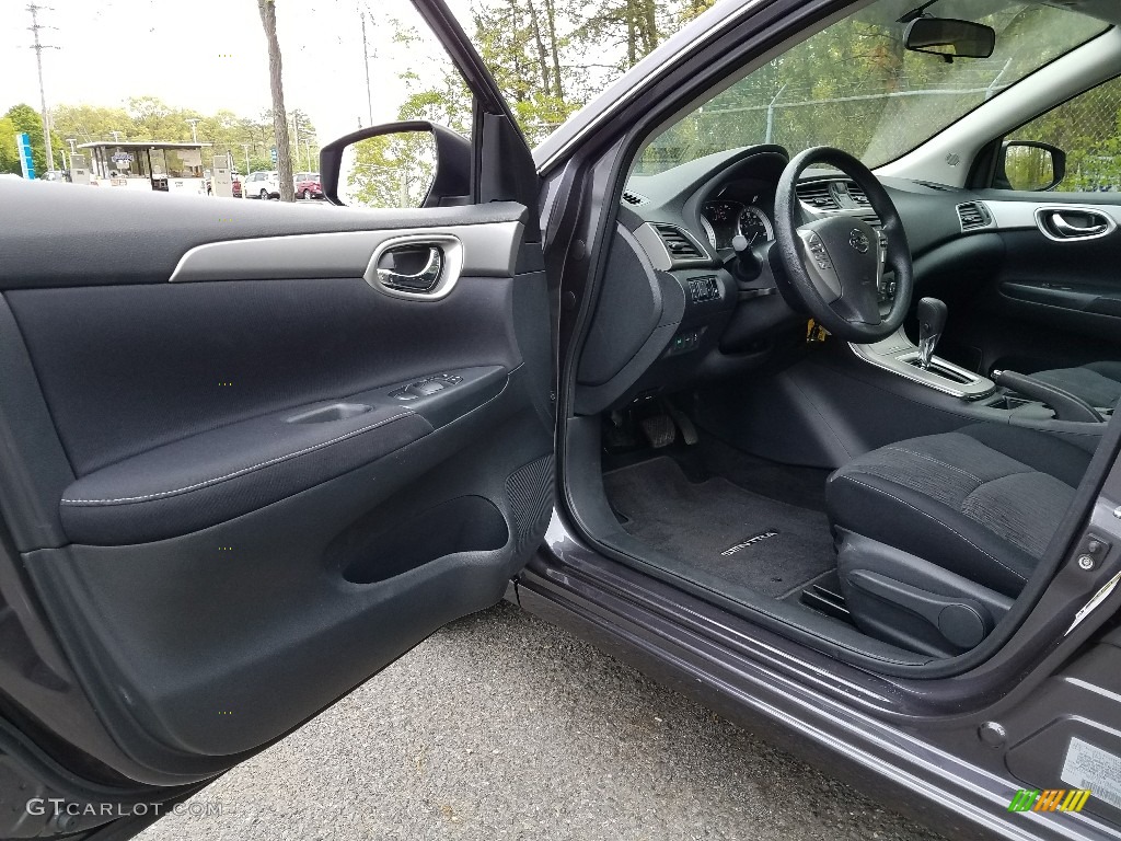 2014 Sentra S - Amethyst Gray / Charcoal photo #15