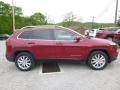 2017 Deep Cherry Red Crystal Pearl Jeep Cherokee Limited 4x4  photo #6