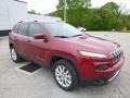 2017 Deep Cherry Red Crystal Pearl Jeep Cherokee Limited 4x4  photo #7