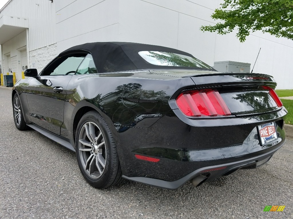 2016 Mustang EcoBoost Premium Convertible - Shadow Black / Ebony photo #3