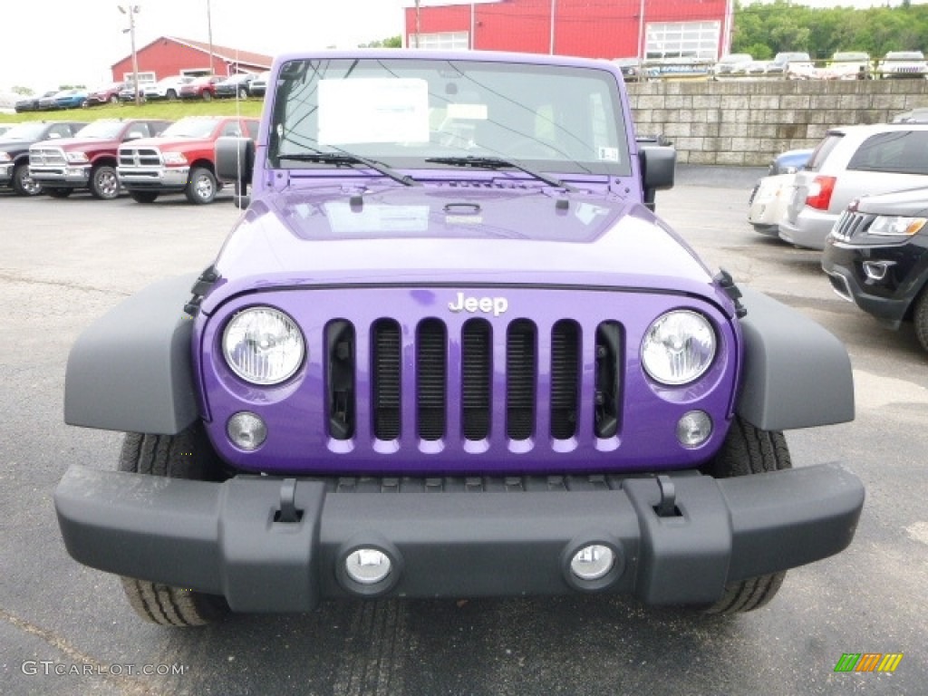 2017 Wrangler Unlimited Sport 4x4 - Extreme Purple / Black photo #11