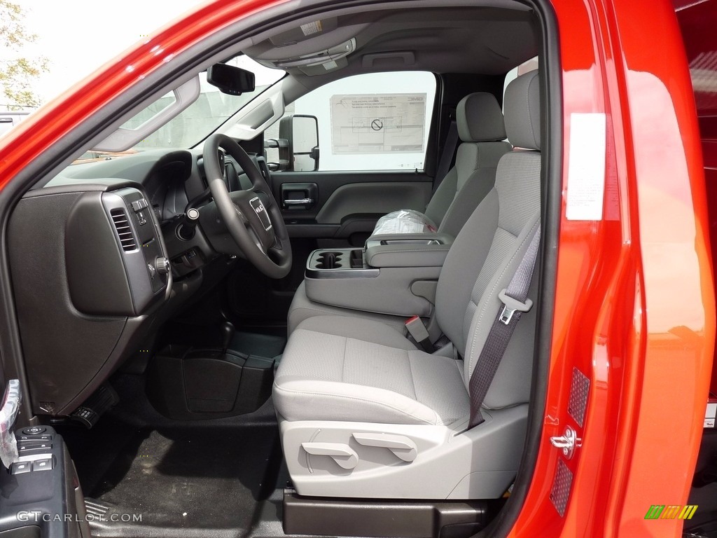Dark Ash/Jet Black Interior 2017 GMC Sierra 3500HD Regular Cab 4x4 Dump Truck Photo #120426145