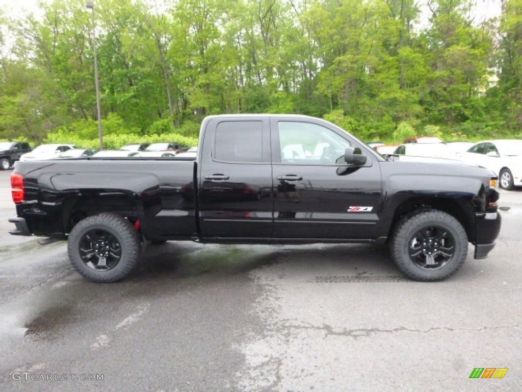 2017 Silverado 1500 LT Double Cab 4x4 - Black / Jet Black photo #6