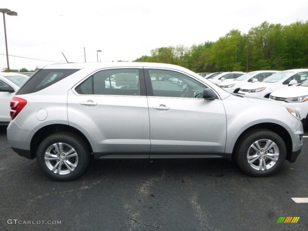 2017 Equinox LS - Silver Ice Metallic / Jet Black photo #6