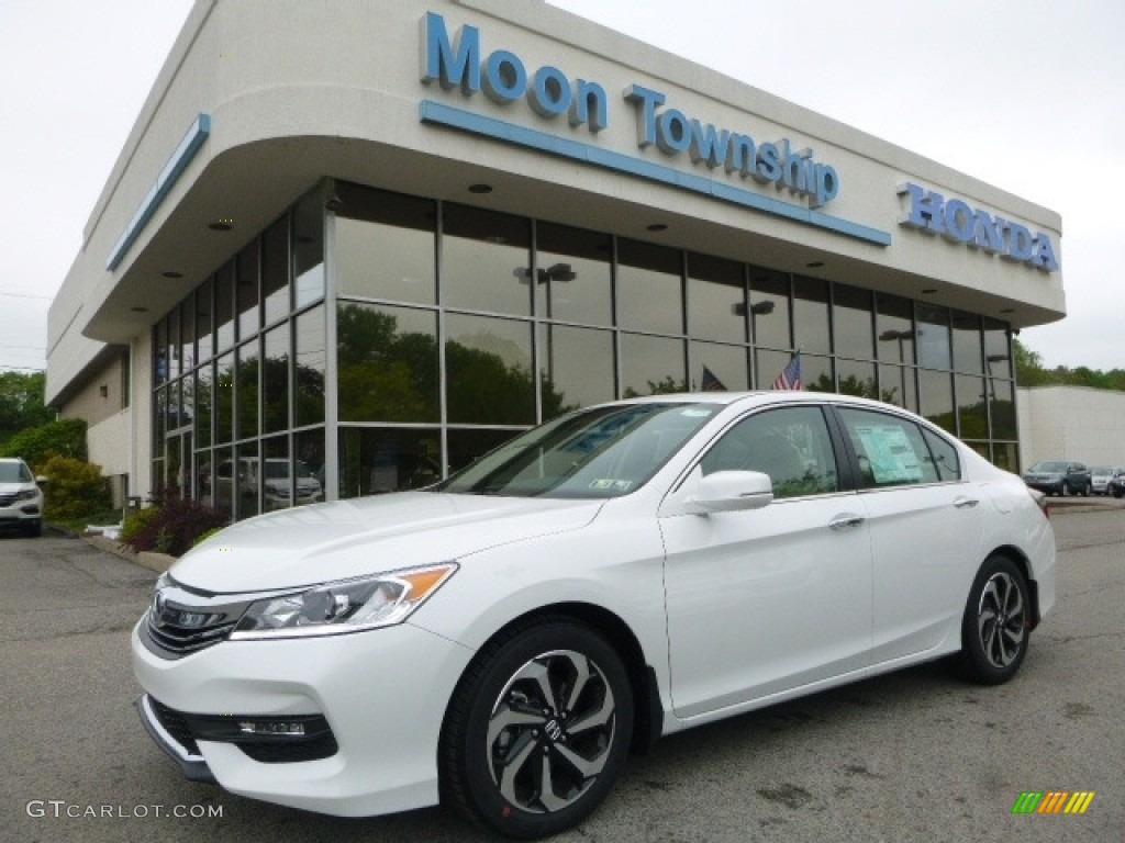 2017 Accord EX Sedan - White Orchid Pearl / Ivory photo #1
