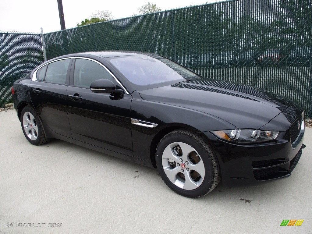 Ebony Black Jaguar XE