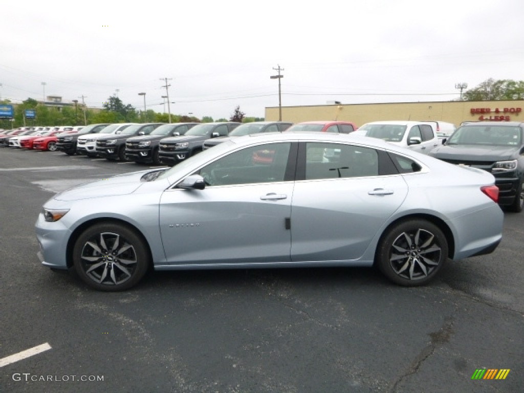 2017 Malibu LT - Arctic Blue Metallic / Jet Black photo #2