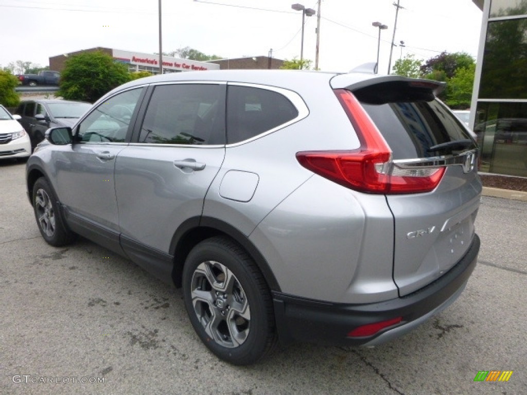 2017 CR-V EX AWD - Lunar Silver Metallic / Black photo #2