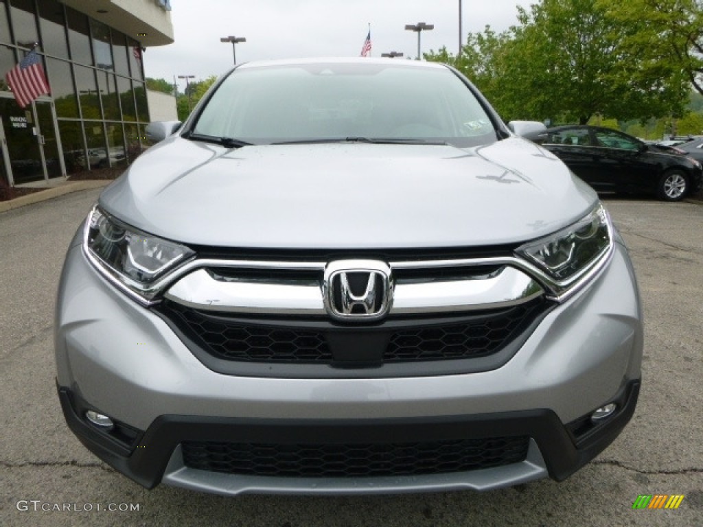 2017 CR-V EX AWD - Lunar Silver Metallic / Black photo #6