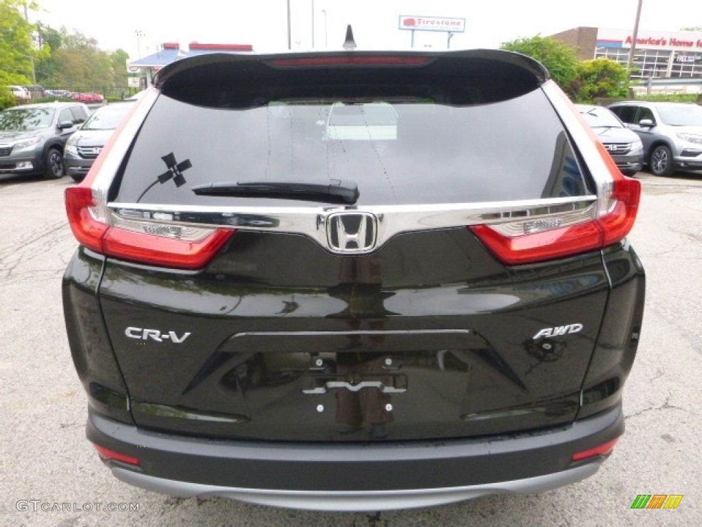 2017 CR-V EX AWD - Dark Olive Metallic / Black photo #3