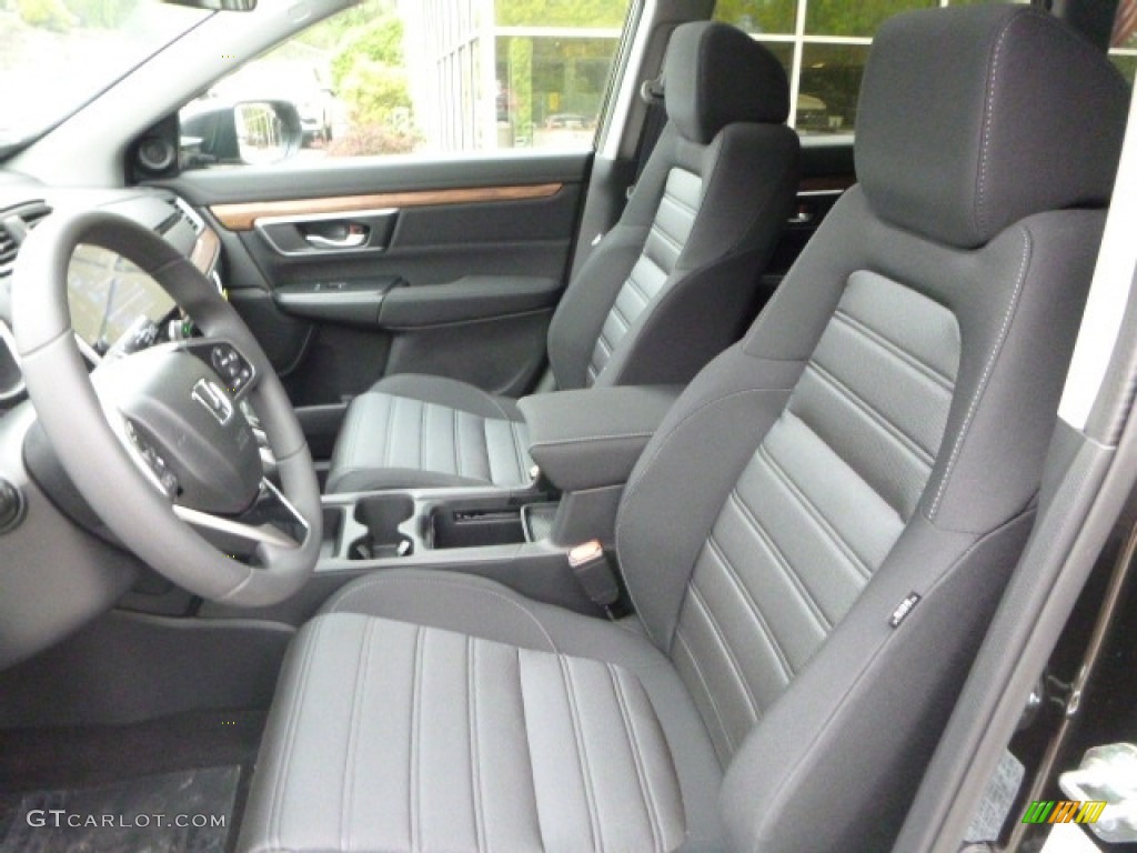 Black Interior 2017 Honda CR-V EX AWD Photo #120431209