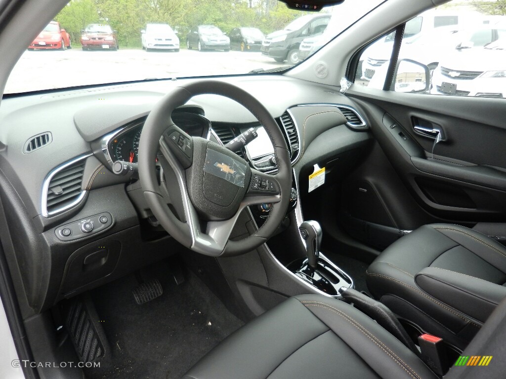 Jet Black Interior 2017 Chevrolet Trax Premier Photo #120431371