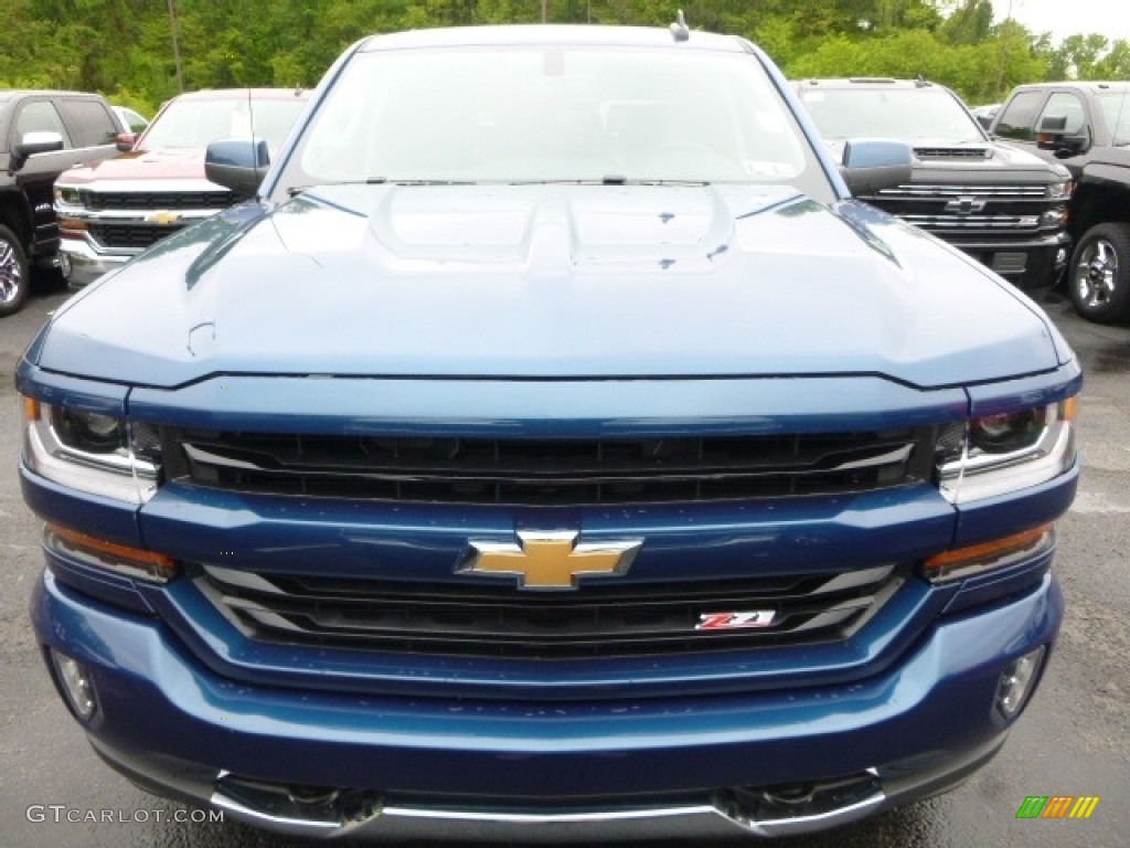 2017 Silverado 1500 LT Crew Cab 4x4 - Deep Ocean Blue Metallic / Jet Black photo #8