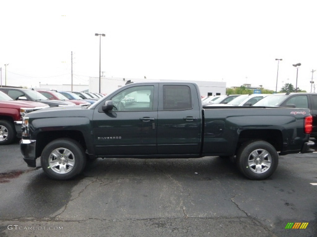 2017 Silverado 1500 LT Double Cab 4x4 - Graphite Metallic / Jet Black photo #2