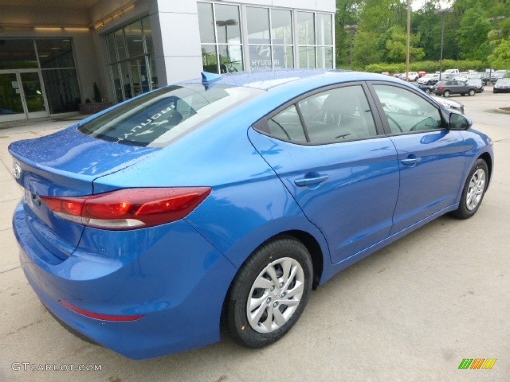 2017 Elantra SE - Electric Blue / Gray photo #2