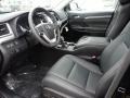 2017 Toyota Highlander Black Interior Interior Photo