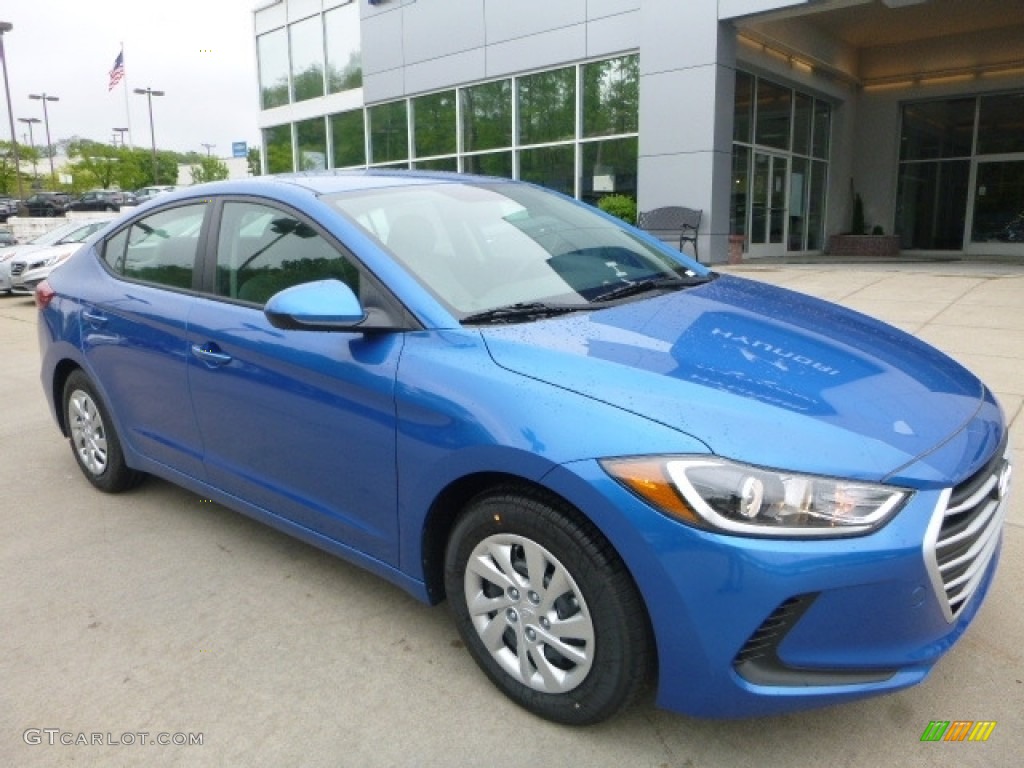 2017 Elantra SE - Electric Blue / Gray photo #3