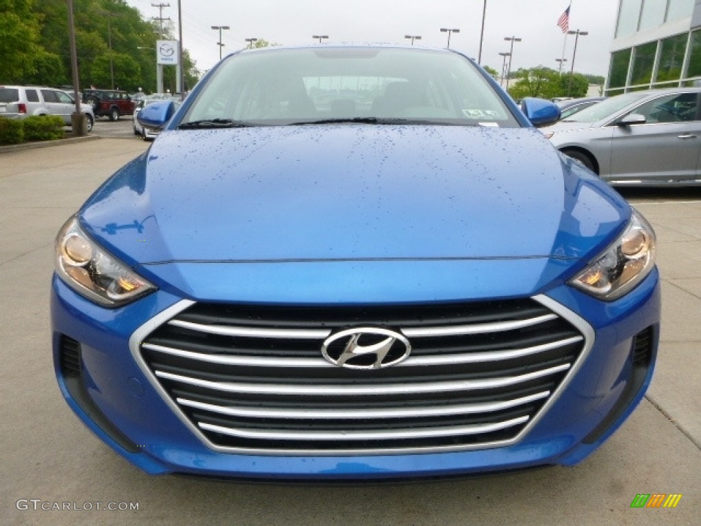 2017 Elantra SE - Electric Blue / Gray photo #4
