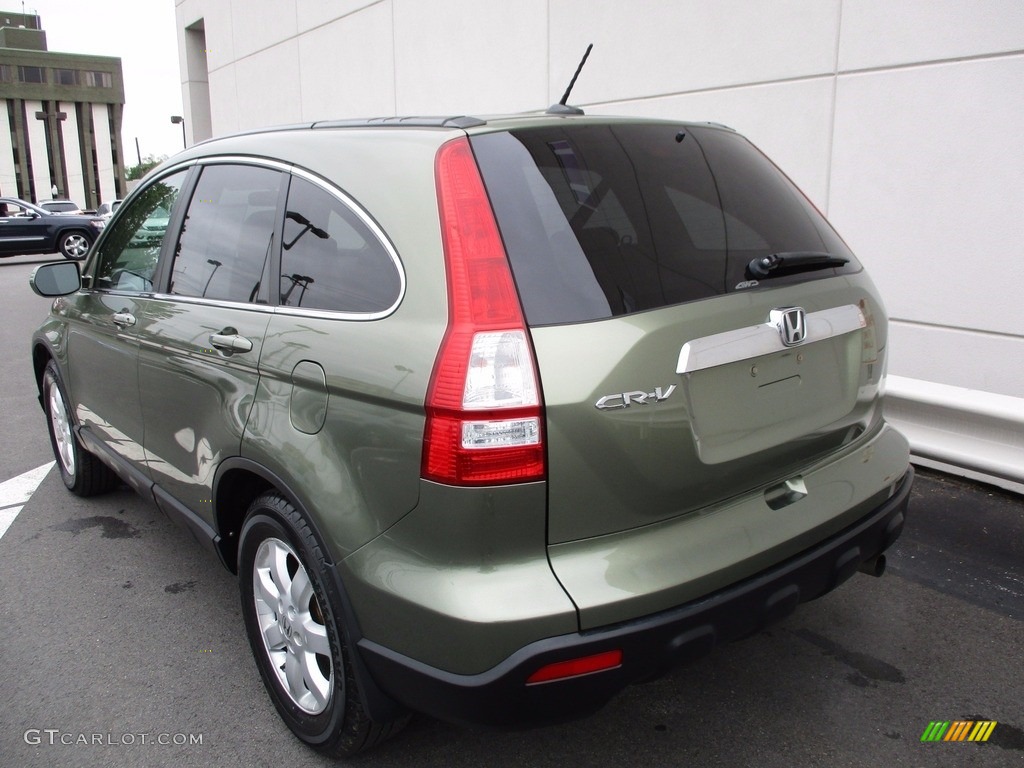 2008 CR-V EX-L 4WD - Green Tea Metallic / Ivory photo #4