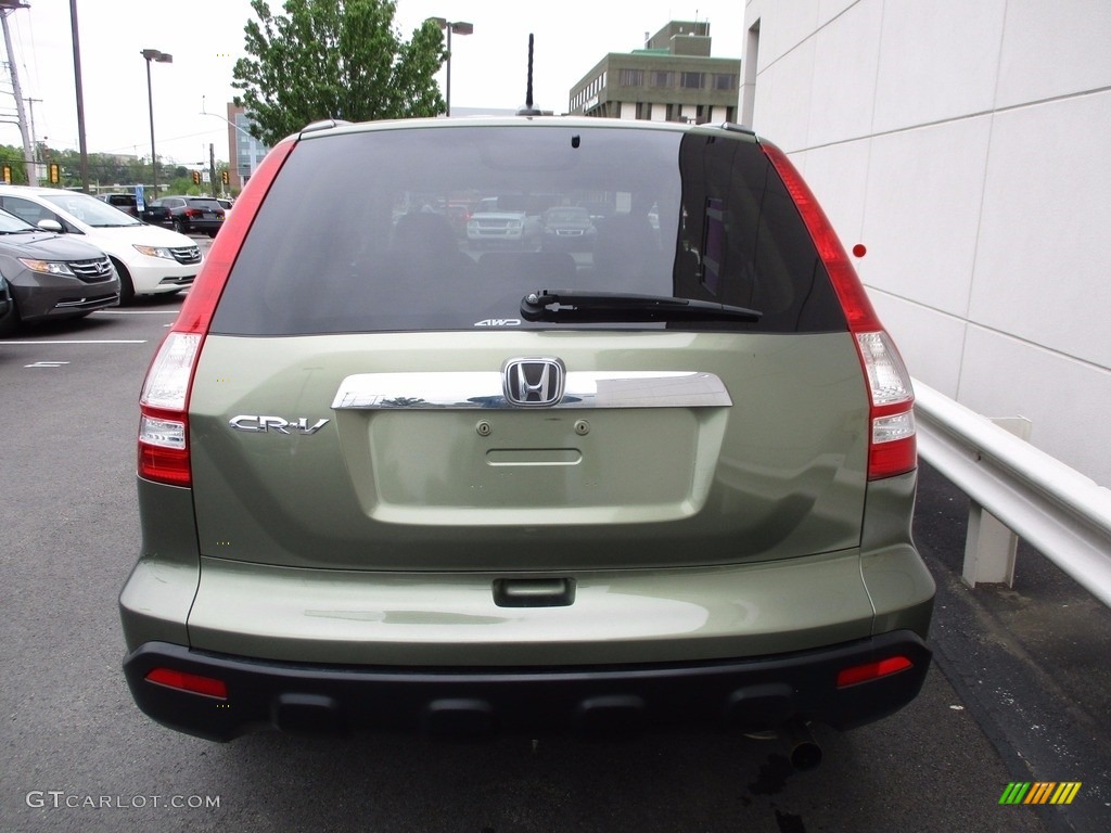 2008 CR-V EX-L 4WD - Green Tea Metallic / Ivory photo #5