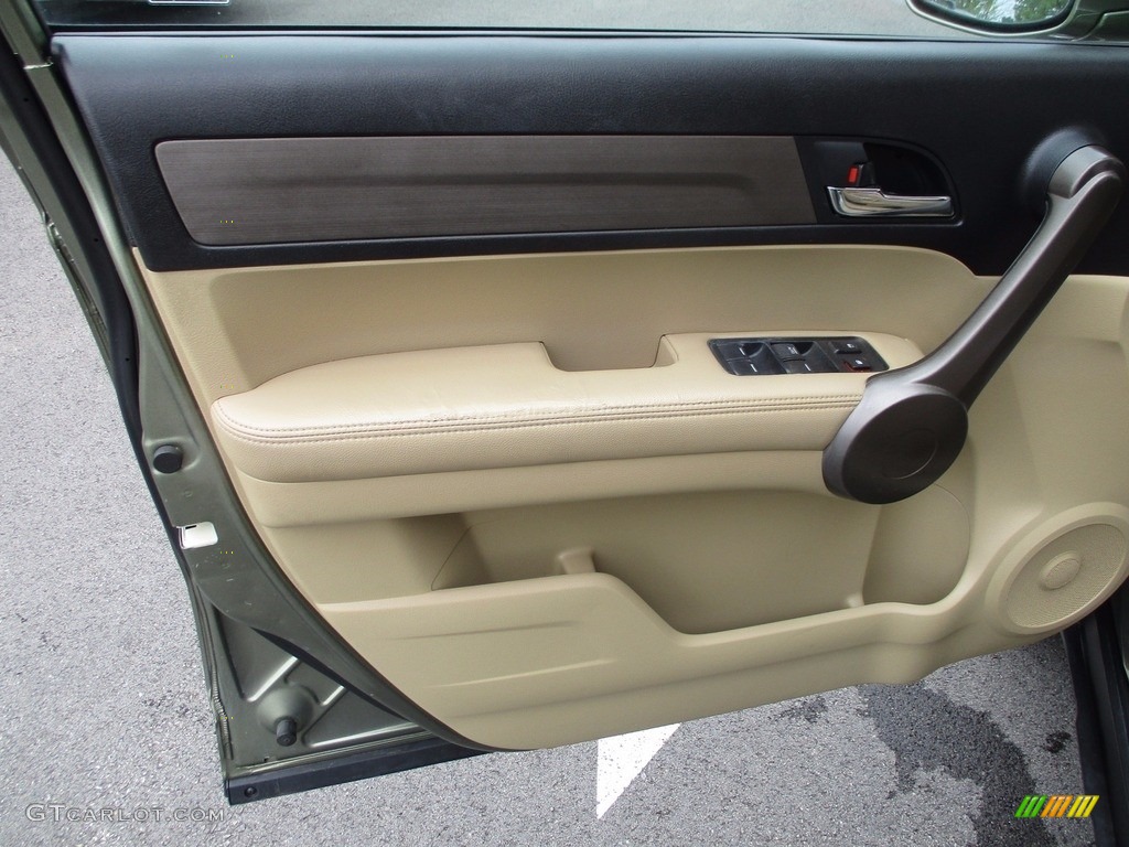 2008 CR-V EX-L 4WD - Green Tea Metallic / Ivory photo #11