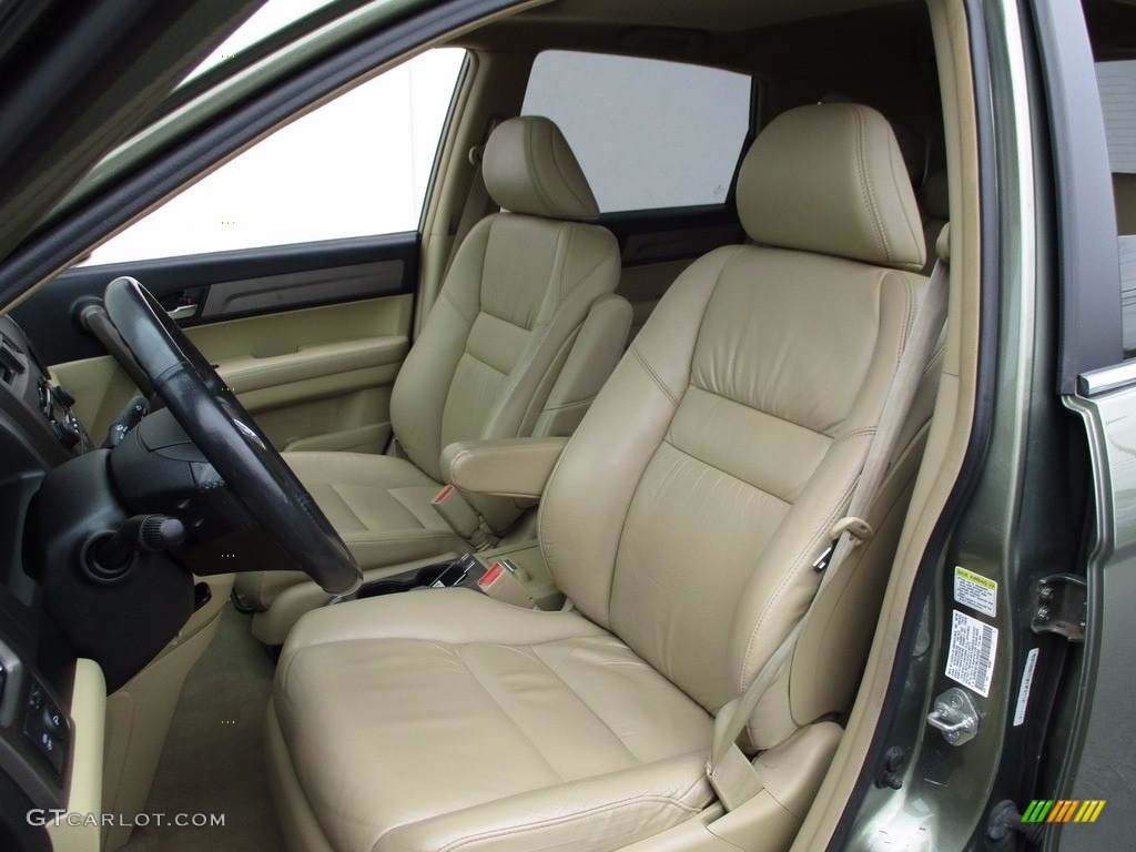 2008 CR-V EX-L 4WD - Green Tea Metallic / Ivory photo #13
