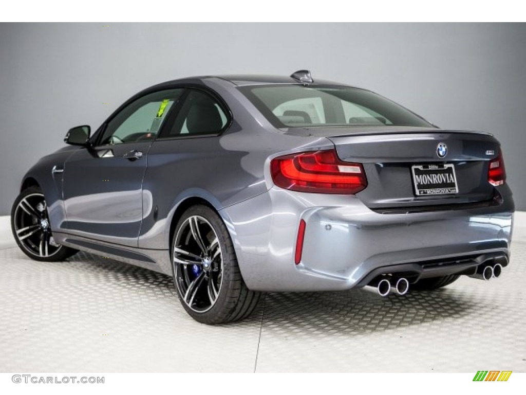 2017 M2 Coupe - Mineral Grey Metallic / Dakota Black/Blue Highlight photo #3