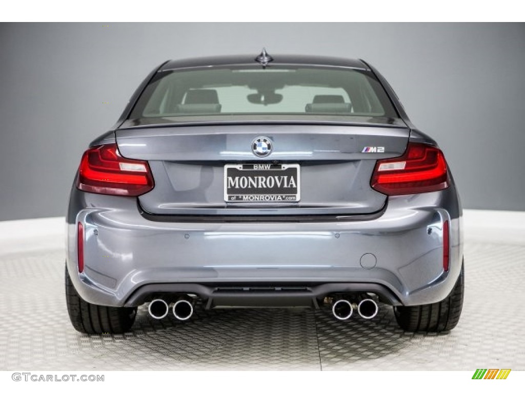 2017 M2 Coupe - Mineral Grey Metallic / Dakota Black/Blue Highlight photo #4