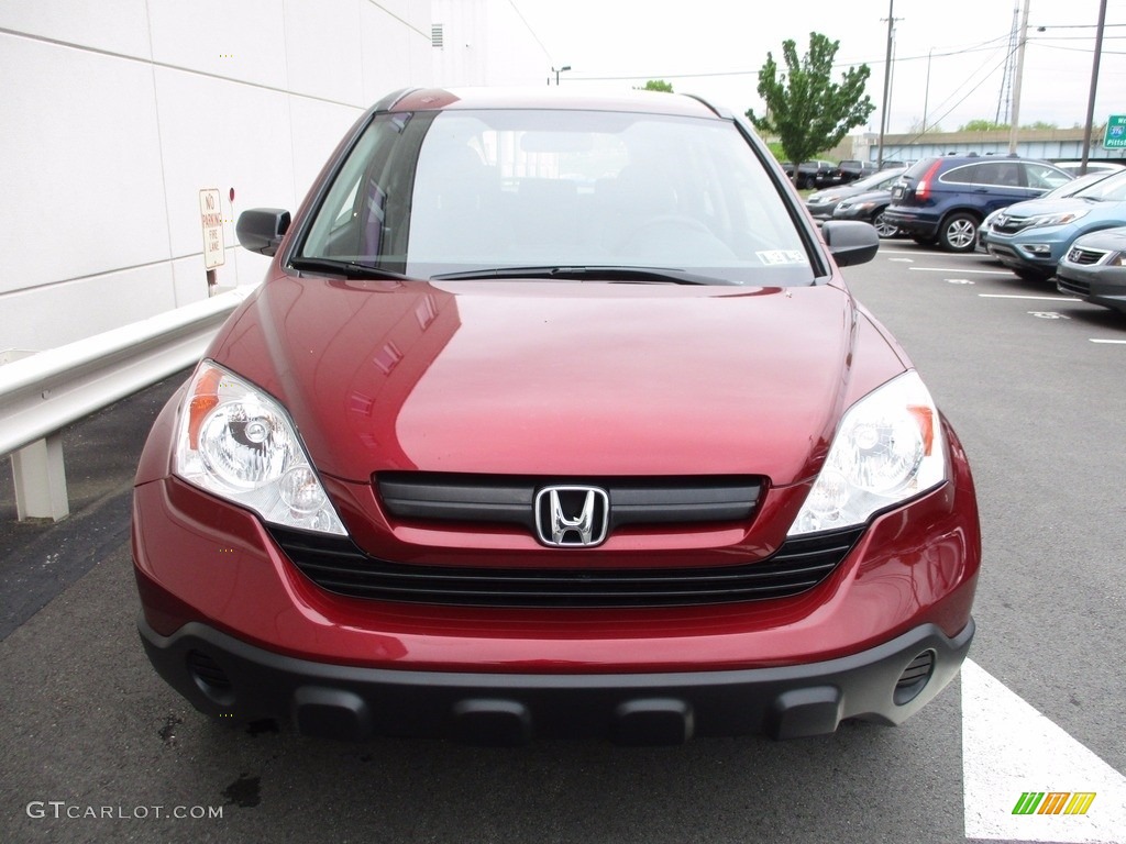 2009 CR-V LX 4WD - Tango Red Pearl / Gray photo #9