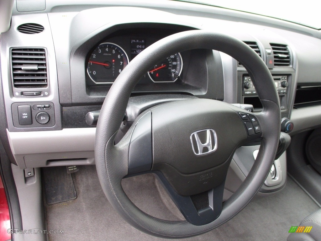 2009 CR-V LX 4WD - Tango Red Pearl / Gray photo #14