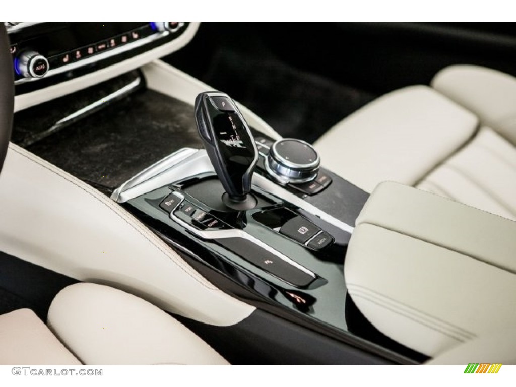 2017 5 Series 540i Sedan - Bluestone Metallic / Ivory White photo #7