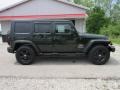 2010 Natural Green Pearl Jeep Wrangler Unlimited Sahara 4x4  photo #3