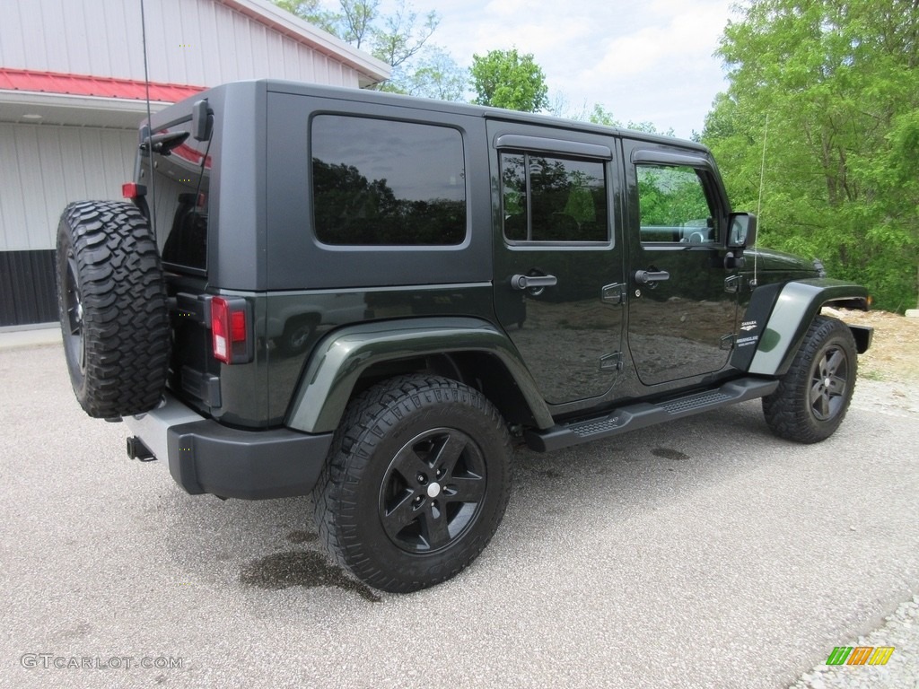 2010 Wrangler Unlimited Sahara 4x4 - Natural Green Pearl / Dark Slate Gray/Medium Slate Gray photo #8
