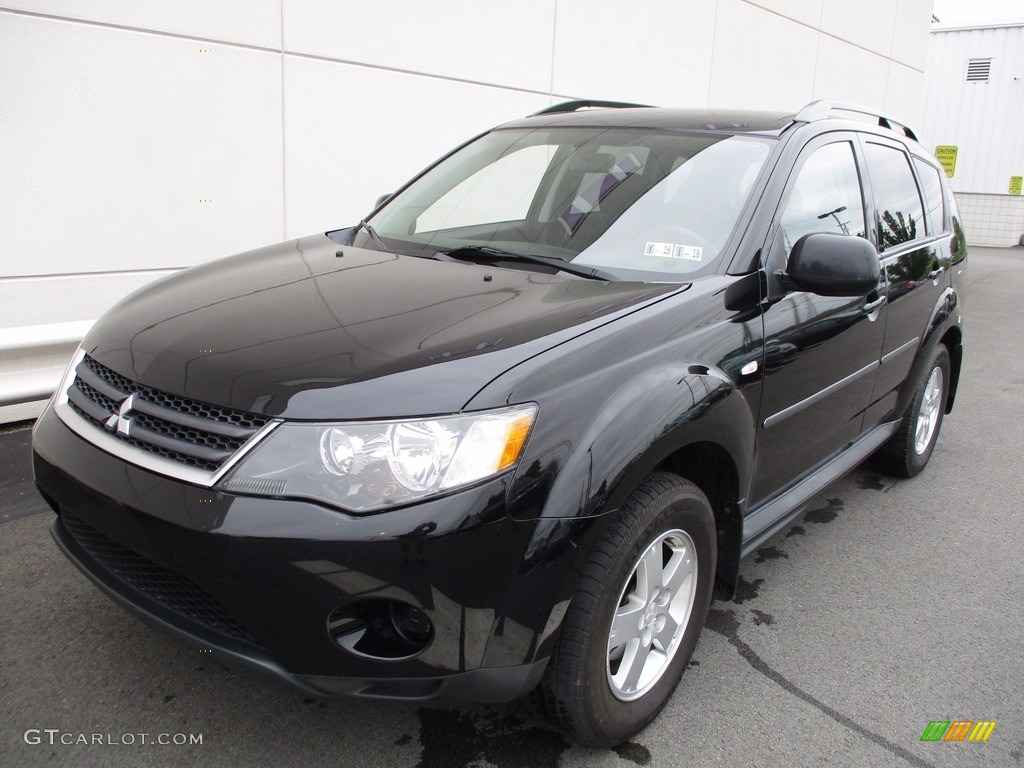 Labrador Black Pearl 2009 Mitsubishi Outlander ES 4WD Exterior Photo #120438196
