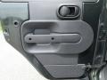 2010 Jeep Wrangler Unlimited Dark Slate Gray/Medium Slate Gray Interior Door Panel Photo