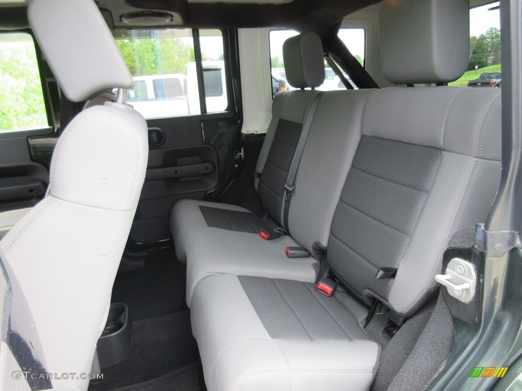 Dark Slate Gray/Medium Slate Gray Interior 2010 Jeep Wrangler Unlimited Sahara 4x4 Photo #120438635
