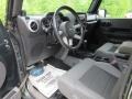Dark Slate Gray/Medium Slate Gray 2010 Jeep Wrangler Unlimited Sahara 4x4 Interior Color