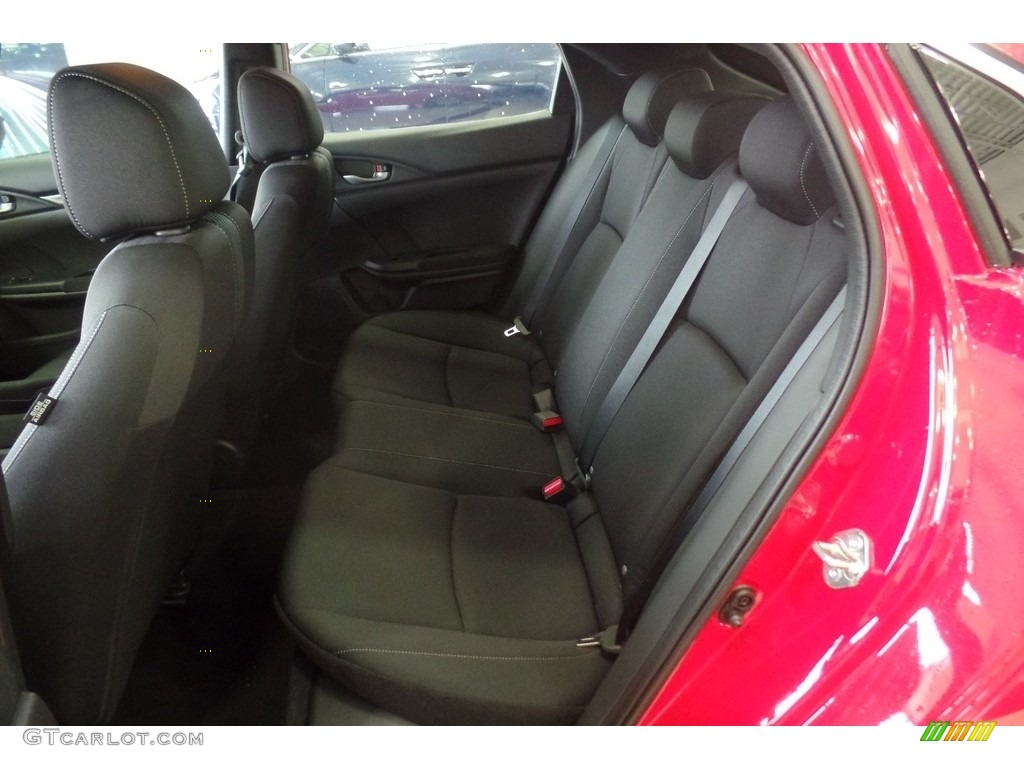 2017 Civic LX Hatchback - Rallye Red / Black photo #9