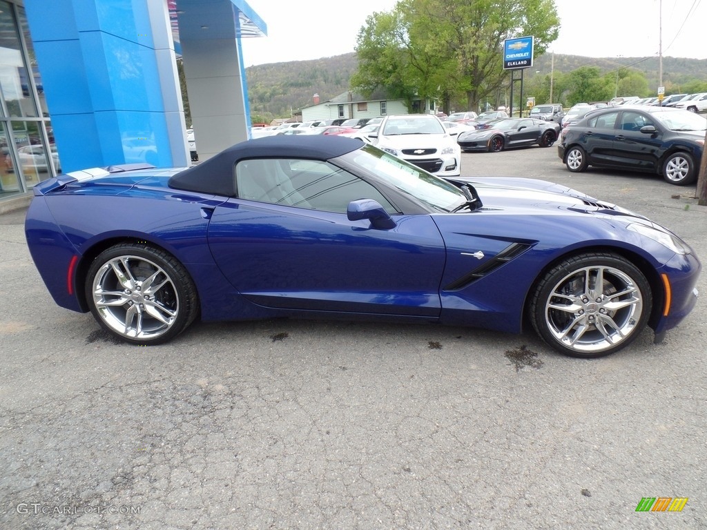 2017 Corvette Stingray Convertible - Admiral Blue / Gray photo #6