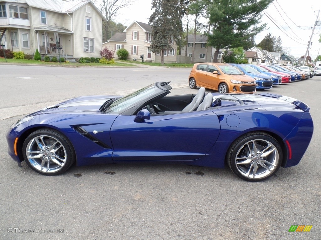 Admiral Blue 2017 Chevrolet Corvette Stingray Convertible Exterior Photo #120441547