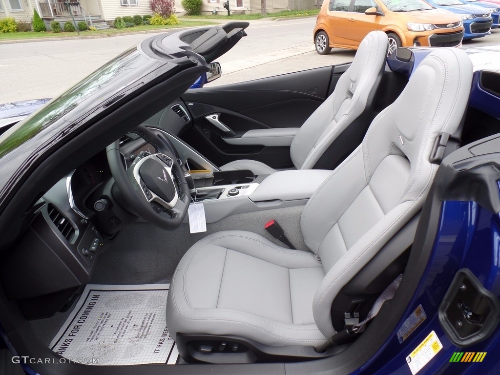 2017 Corvette Stingray Convertible - Admiral Blue / Gray photo #27