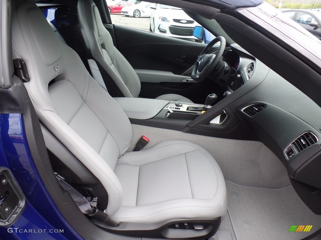 Gray Interior 2017 Chevrolet Corvette Stingray Convertible Photo #120442447