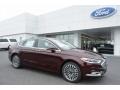 2017 Burgundy Velvet Ford Fusion SE  photo #1