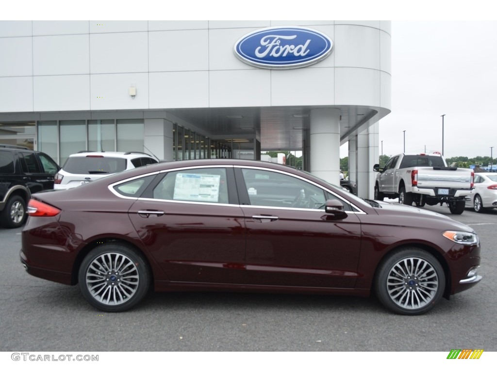 2017 Fusion SE - Burgundy Velvet / Medium Light Stone photo #2