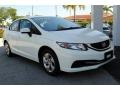 Taffeta White - Civic LX Sedan Photo No. 2