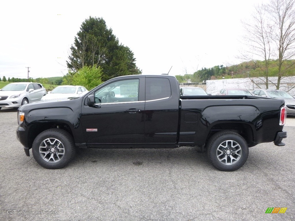 Onyx Black 2017 GMC Canyon SLE Extended Cab 4x4 All-Terrain Exterior Photo #120448324