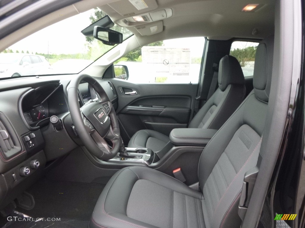 Jet Black Interior 2017 GMC Canyon SLE Extended Cab 4x4 All-Terrain Photo #120448366
